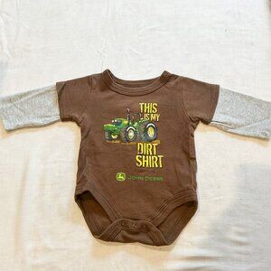 John Deere Baby Boys Long Sleeve Bodysuit